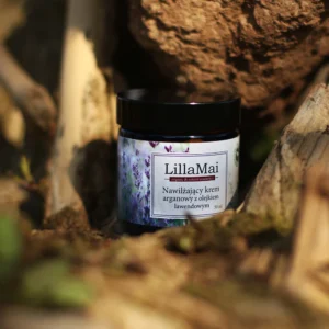 Nawilżający krem arganowy z olejkiem lawendowym