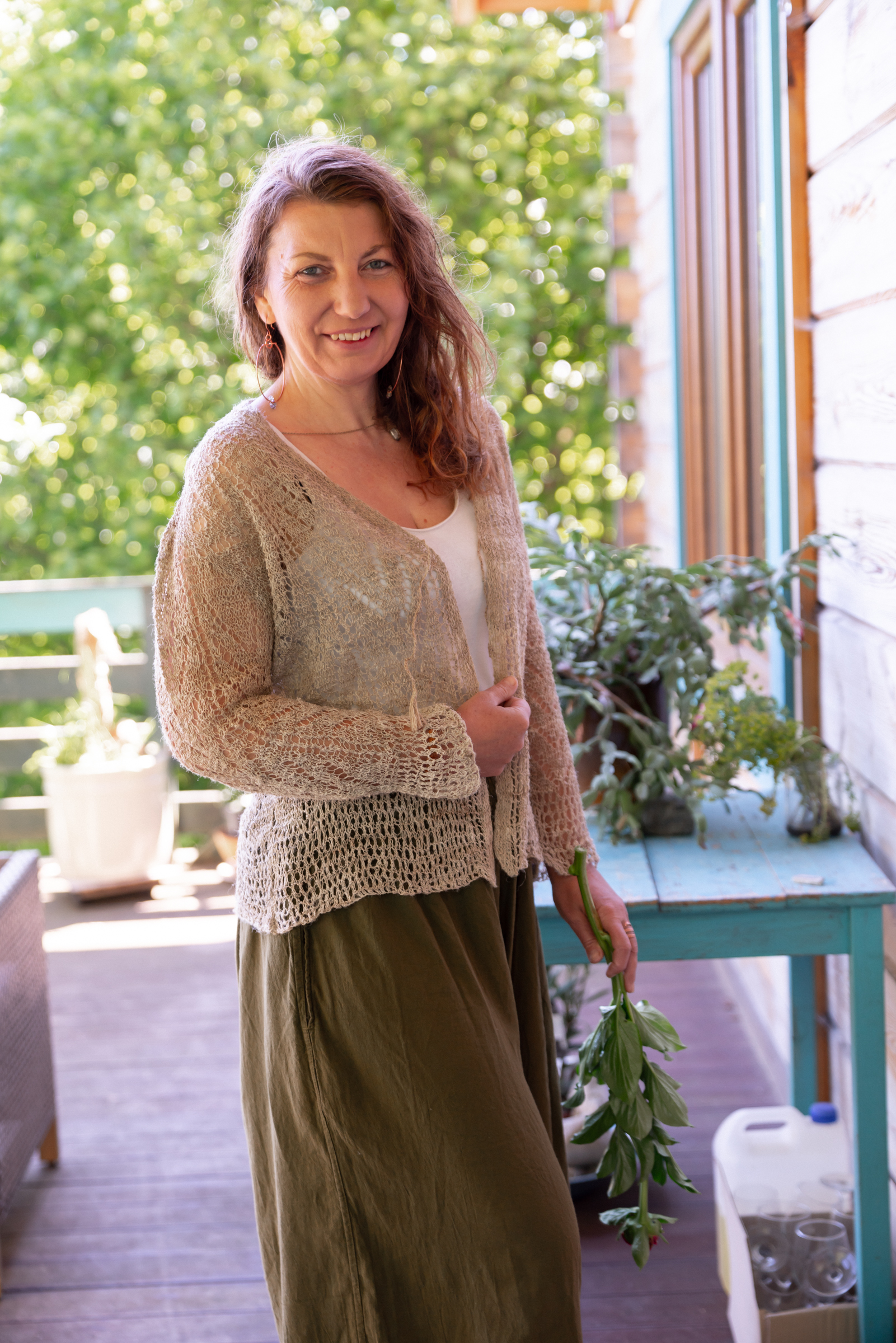 Sweter z pokrzywy
